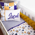 Cot Bedding - Mustard Safari Set 04 baby neutral nursery linen set South Africa