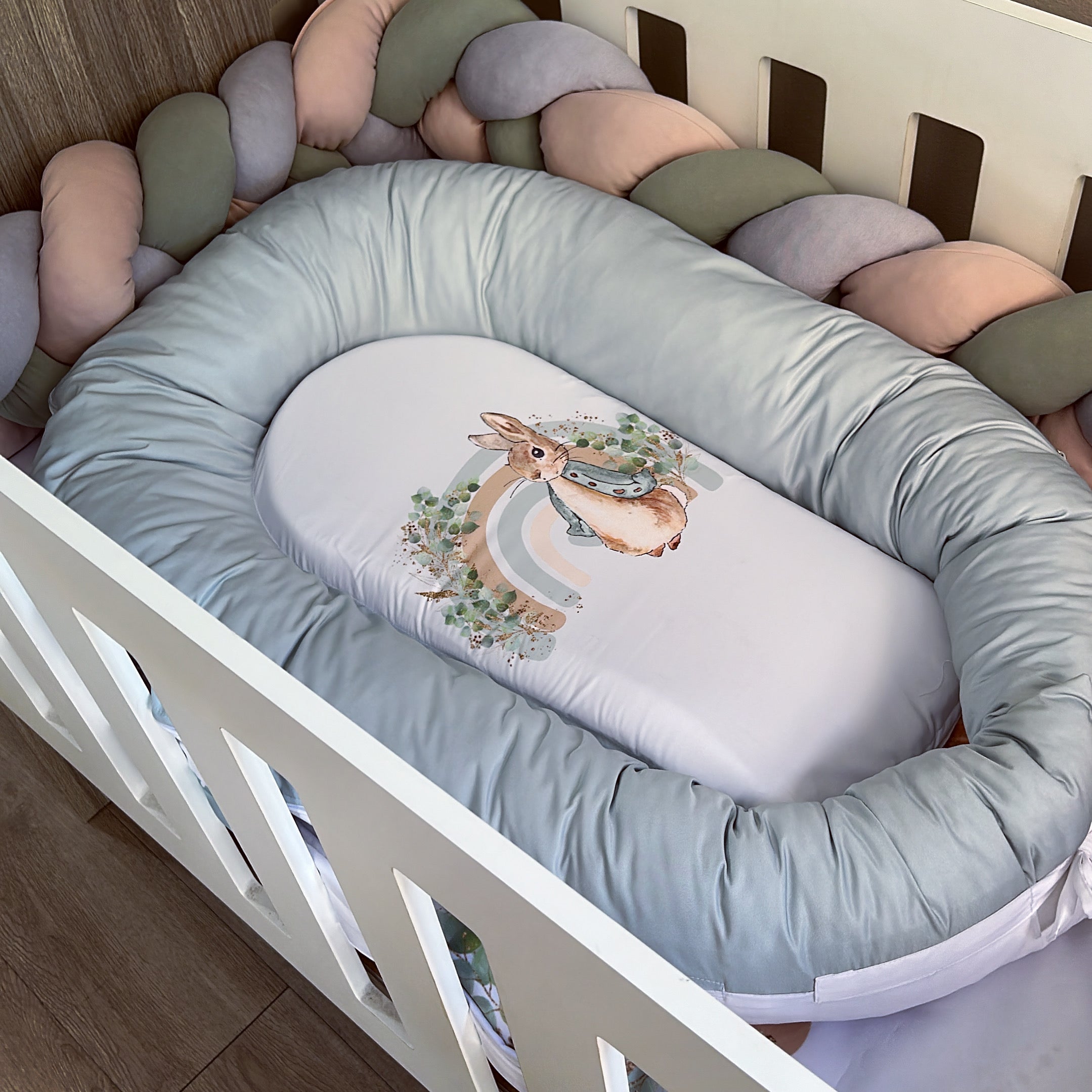 Nest - Sage Bunny 01 baby nursery snuggle nests South Africa