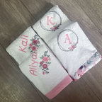Burpcloths - Flowers 01 baby burp cloths South Africa