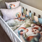 Cot Bedding - Dinosaur Set 05 baby boy nursery linen set South Africa