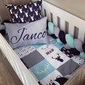 Cot Bedding - Wild and Free Set 01 baby boy nursery linen set South Africa