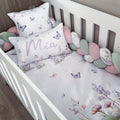 Cot Bedding - Floral Butterfly Set 01