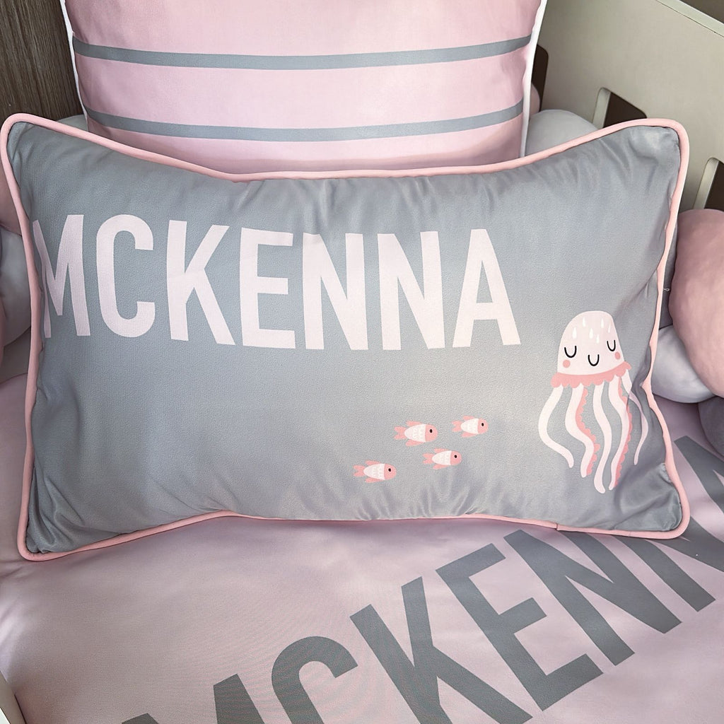 Cot Bedding - Pink Ocean Set 04