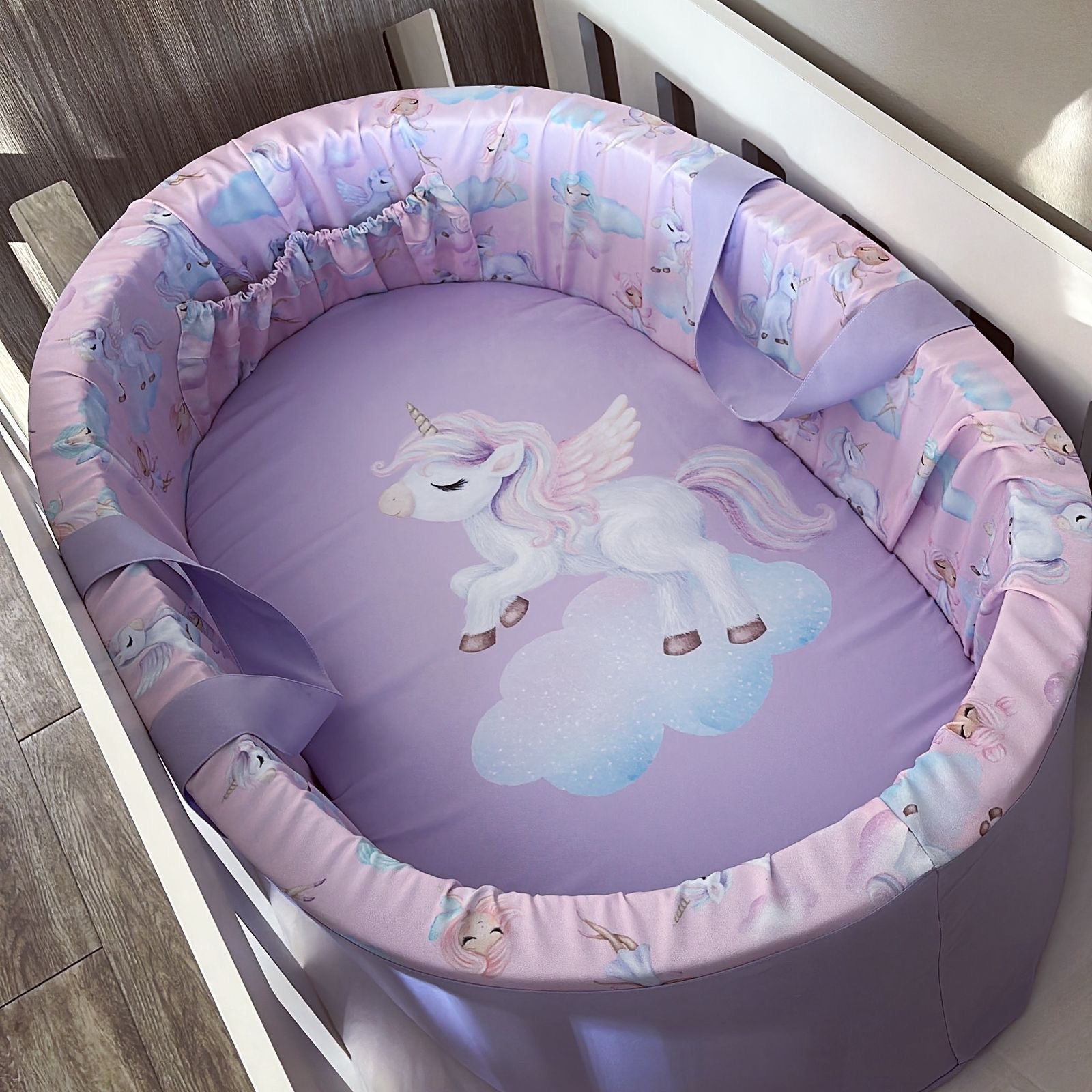 Carry Cot - Lilac Unicorn 02 baby carry cots South Africa