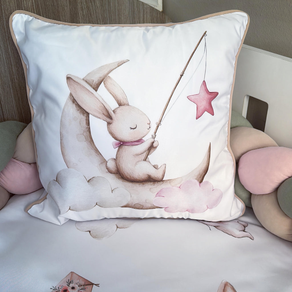 Cot Bedding - Pink Bunny Set 14
