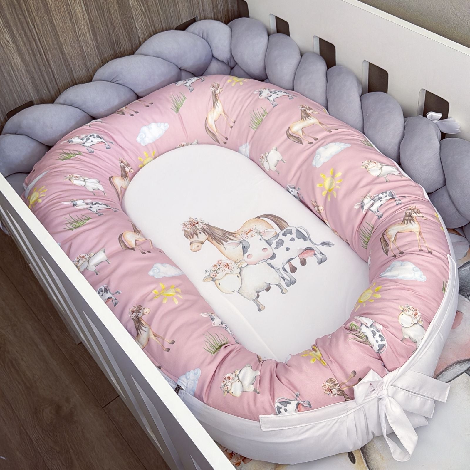 Nest - Pink Farm 02 baby nursery snuggle nests South Africa