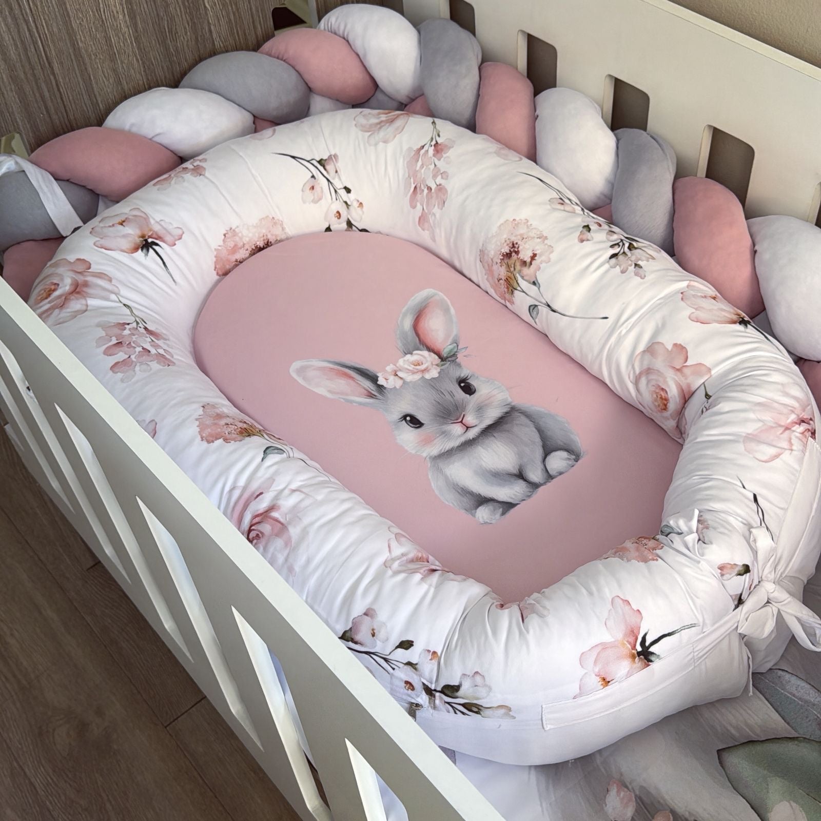Nest - Pink Bunny 06 baby nursery snuggle nests South Africa