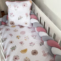 Cot Bedding - Flower Set 03