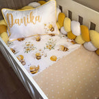 Cot Bedding - Yellow Bee Set 05