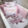 Cot Bedding - Pink Bunny Set 33