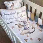 Cot Bedding - Dragon Set 01 baby boy nursery linen set South Africa