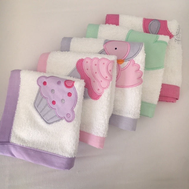 Burpcloths - Pastel 01 baby burp cloths South Africa