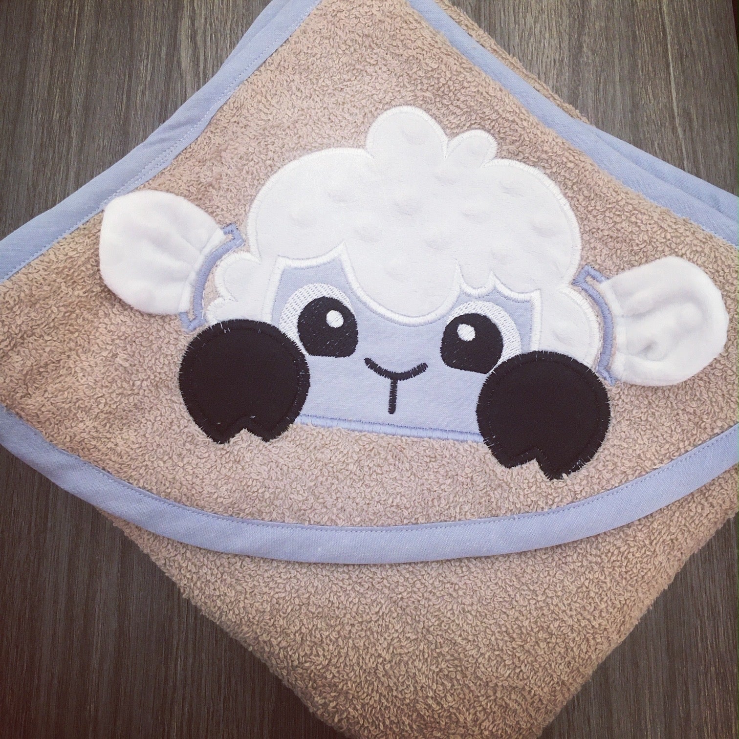 Hooded Towels - Sheep 01 baby toddler hooded towels South Africa