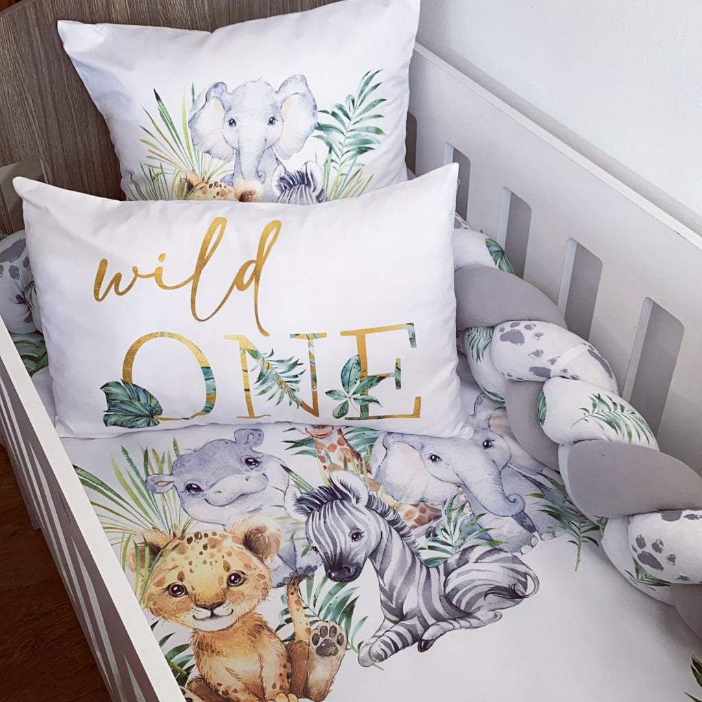 Cot Bedding - Safari Set 27 baby neutral nursery linen set South Africa