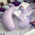 Cot Bedding - Lilac Bird Set 01