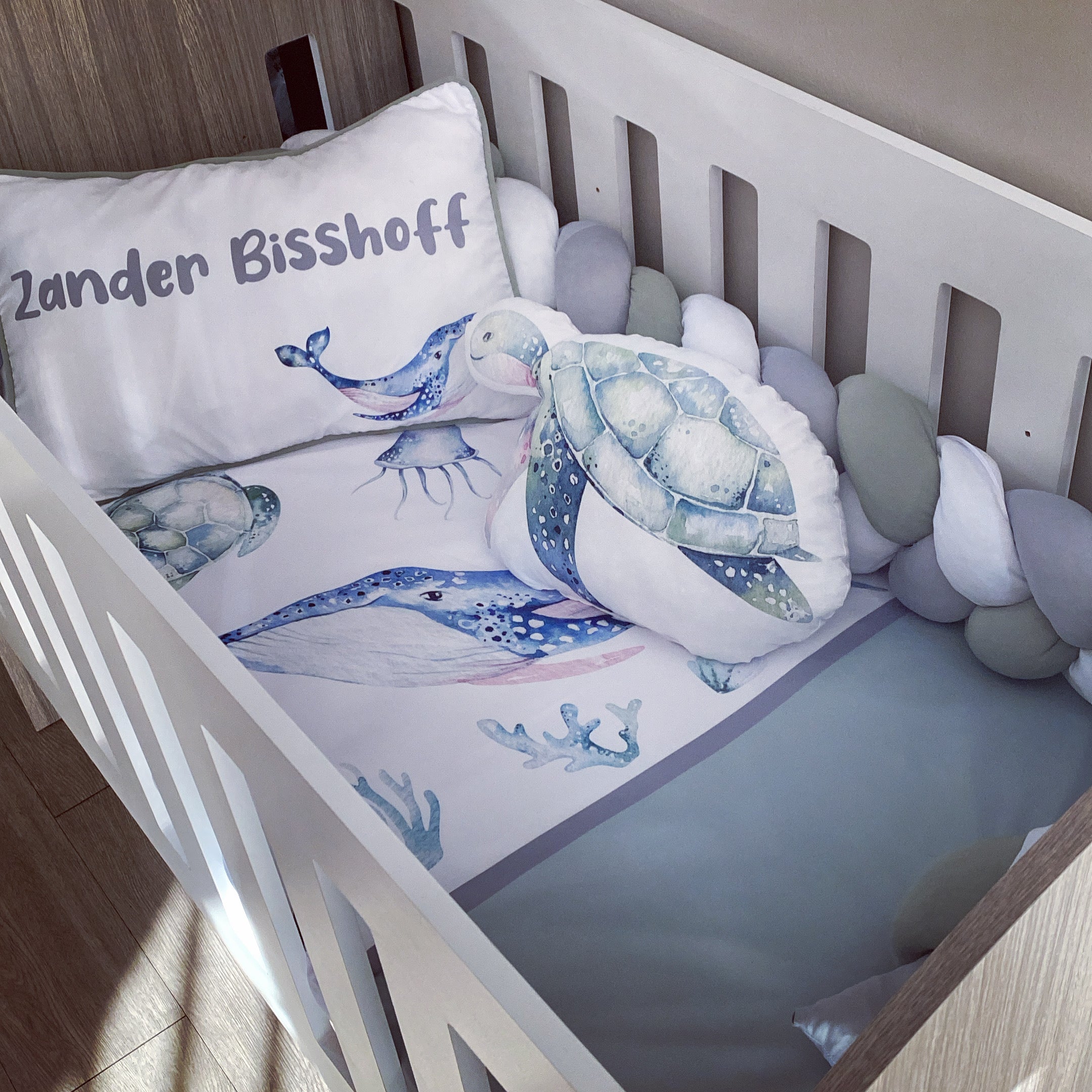 Cot Bedding - Under the Sea Set 06 baby boy nursery linen set South Africa