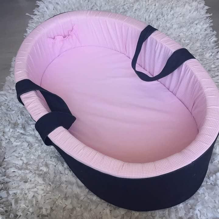 Carry Cot - Pink Check 01 baby carry cots South Africa