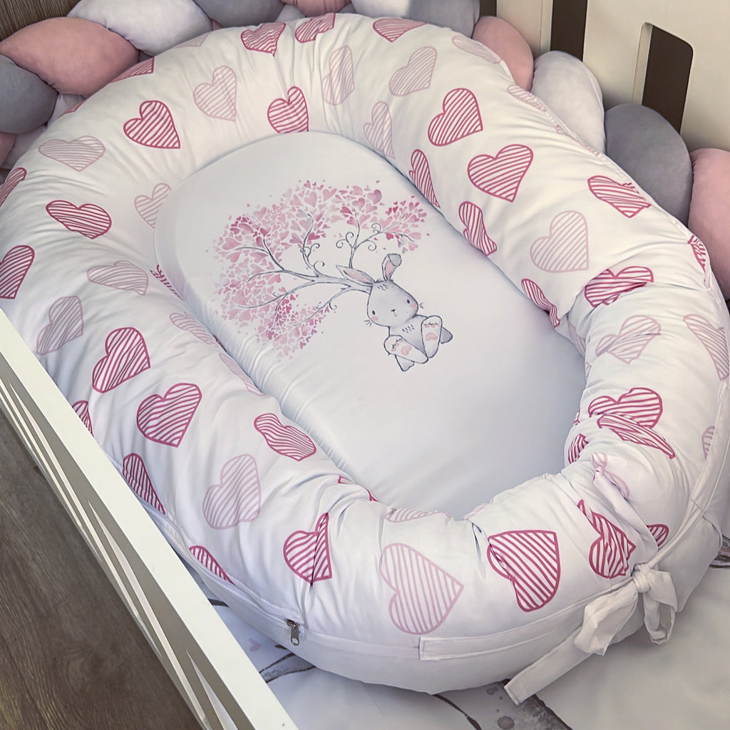 Cot Bedding - Pink Bunny Set 17
