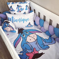Cot Bedding - Blue Eeyore Set 01 baby neutral nursery linen set South Africa