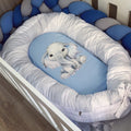 Nest - Blue Elephant 01 baby nursery snuggle nests South Africa