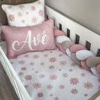 Cot Bedding - Pink Daisy Set 03