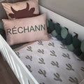 Cot Bedding - Karoo Cow Set 01 baby boy nursery linen set South Africa