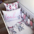 Cot Bedding - Pink Safari Set 38