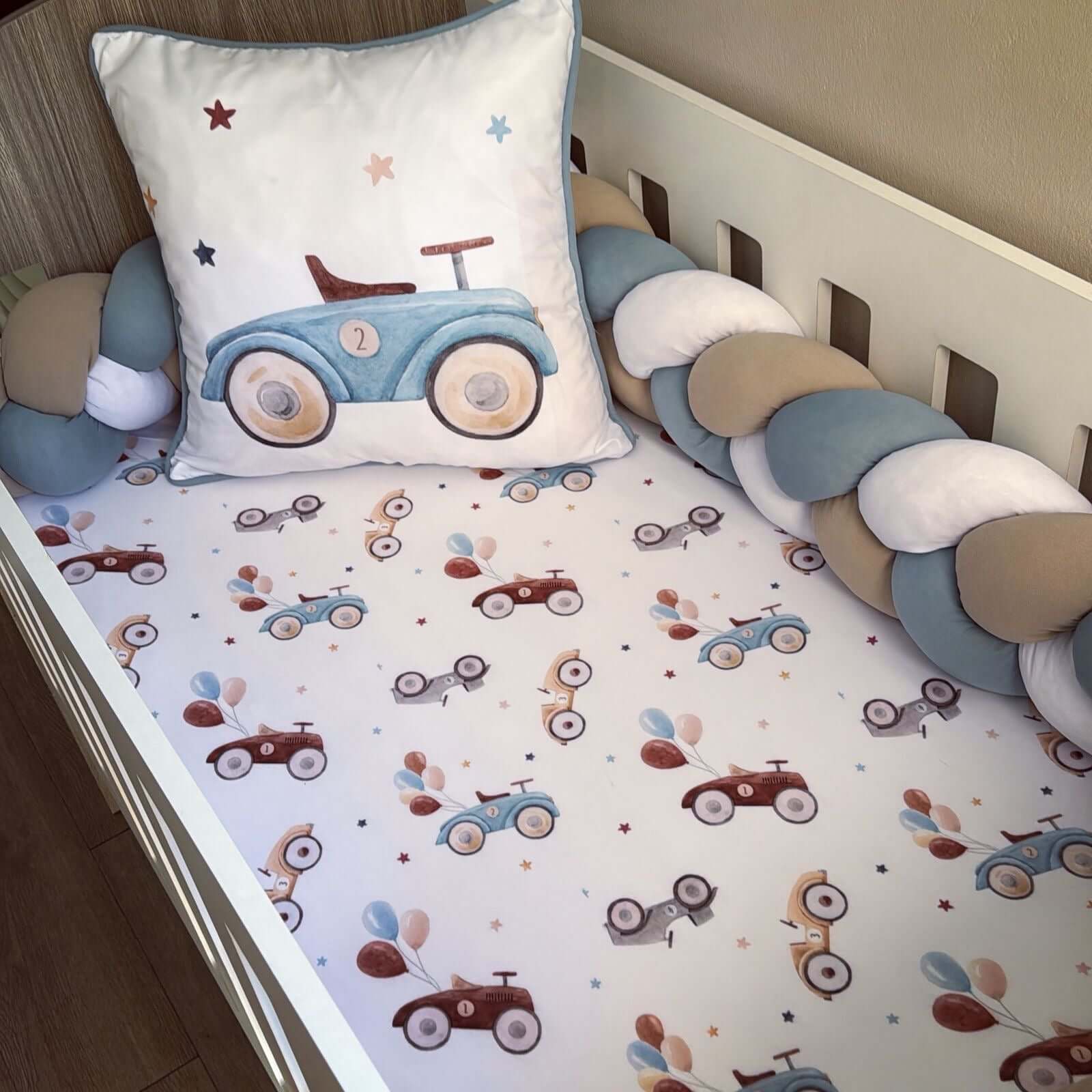 Cot Bedding - Cars Set 02 baby boy nursery linen set South Africa