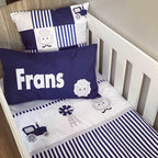 Cot Bedding - Navy Farm Set baby boy nursery linen set South Africa