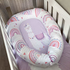 Cot Bedding - Lilac Llama Set 01