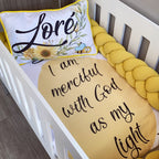 Cot Bedding - Yellow Bee Set 03