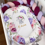 Cot Bedding - Pink Elephant Set 33