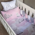 Cot Bedding - Pink Sheep Set 04