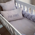 Cot Bedding - Plain Grey Set 01 baby neutral nursery linen set South Africa