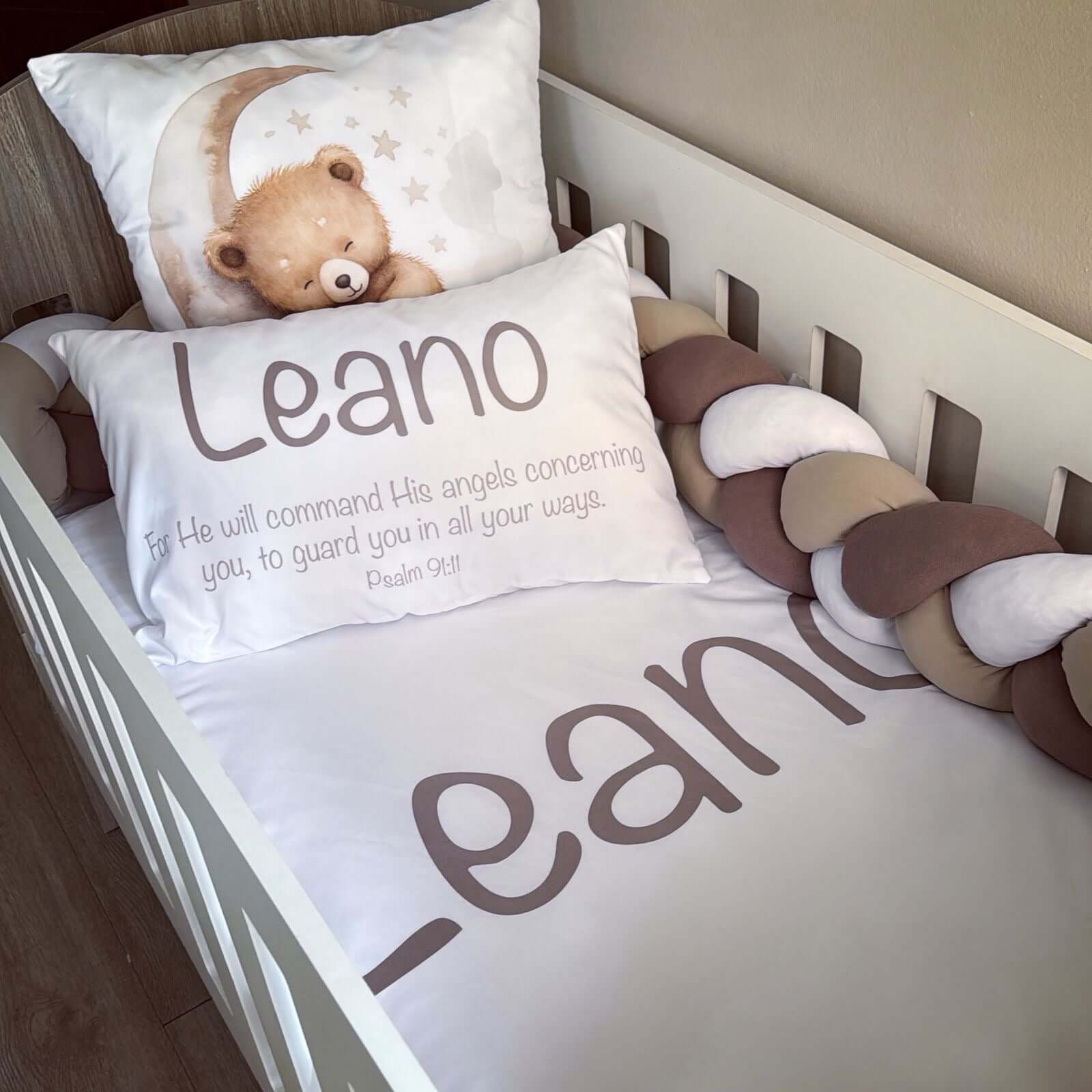 Cot Bedding - Bear Set 04 baby neutral nursery linen set South Africa