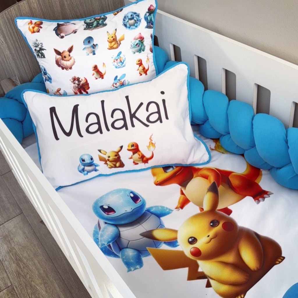 Cot Bedding - Pokémon Set 01 baby boy nursery linen set South Africa