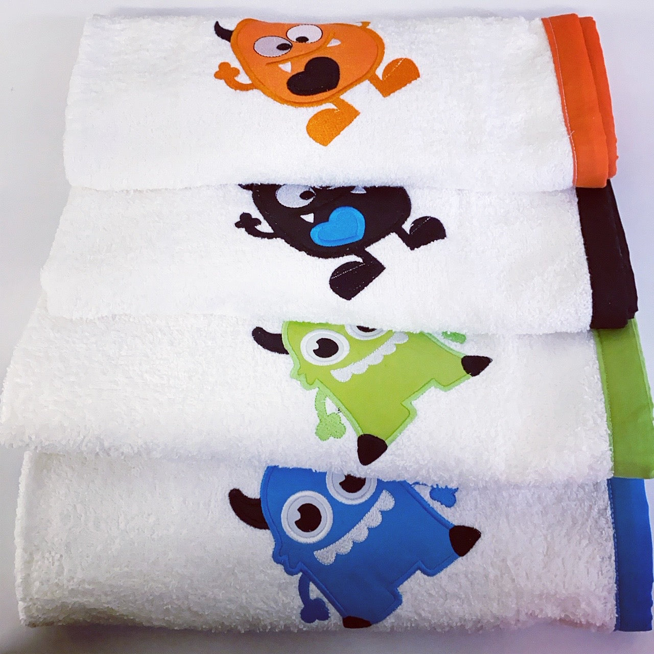 Burpcloths - Monsters 01 baby burp cloths South Africa