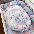 Cot Bedding - Pink Elephant Set 34