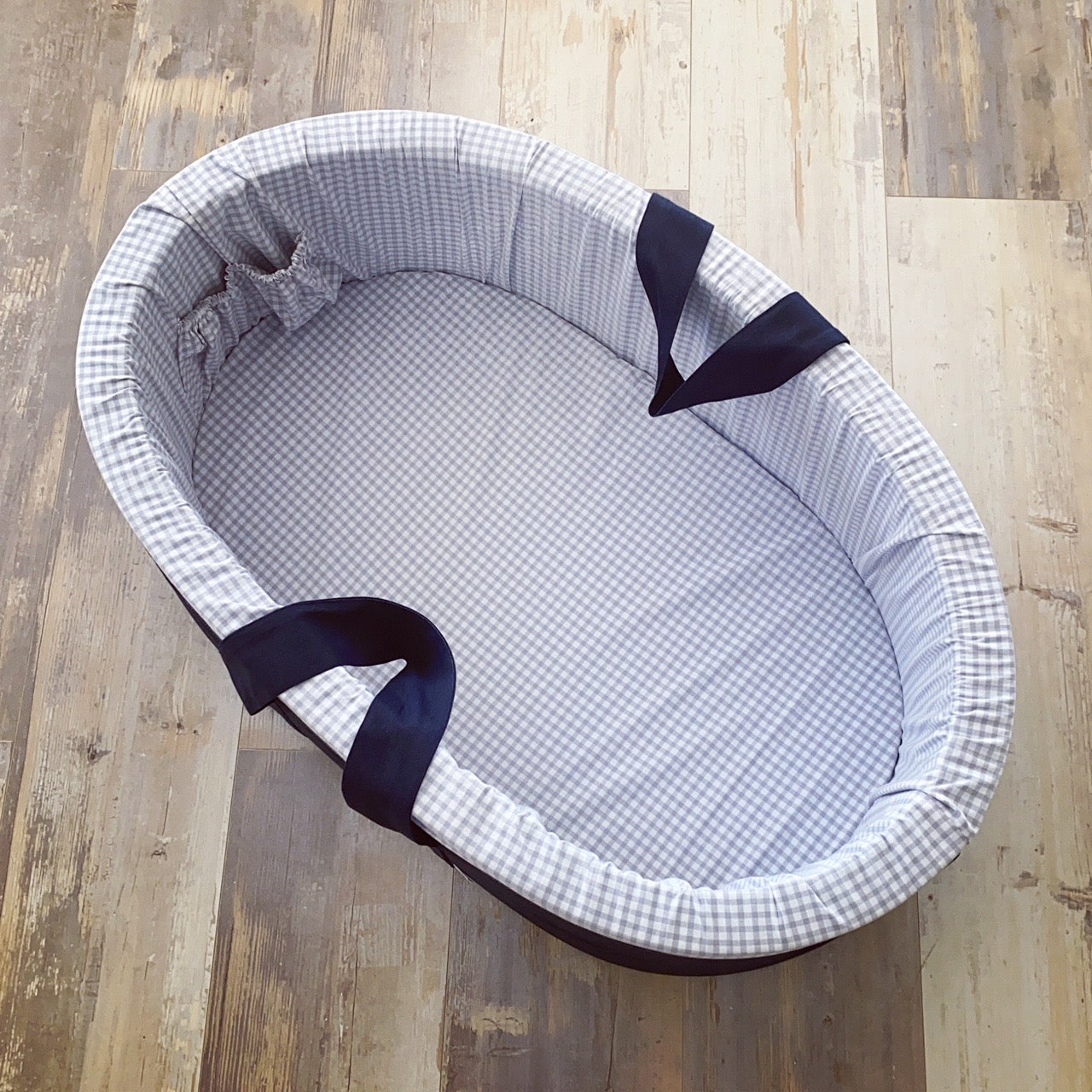 Carry Cot - Grey Check 01 baby carry cots South Africa
