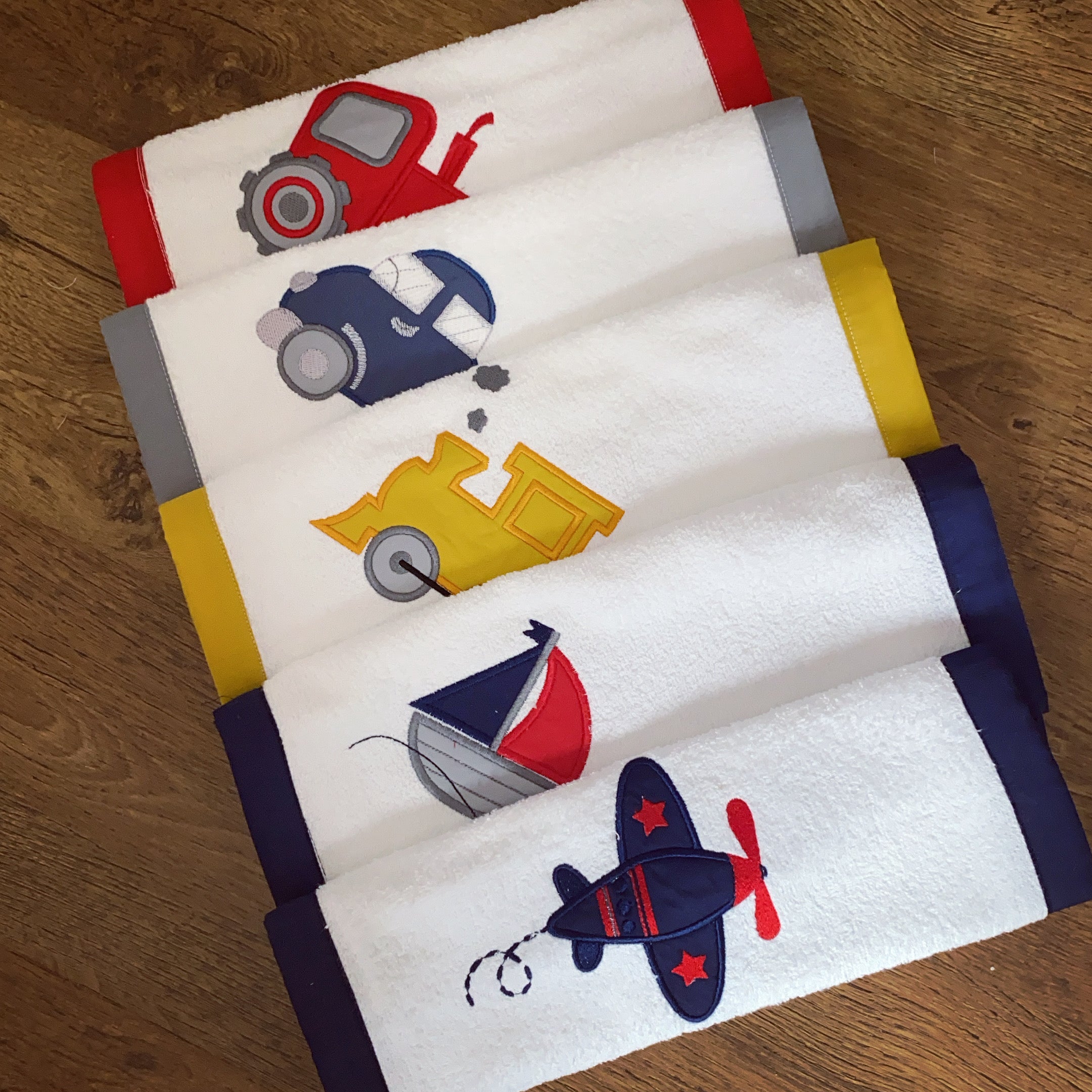 Burpcloths - Transport 01 baby burp cloths South Africa