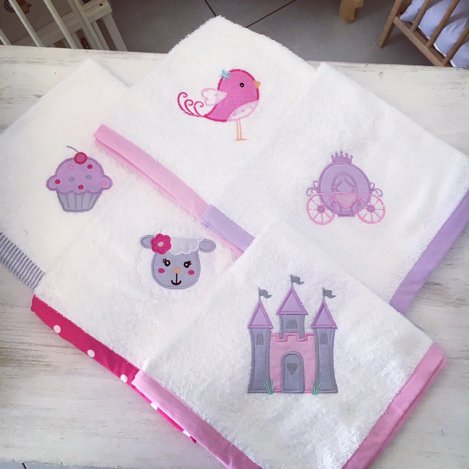 Burpcloths - Princess 02 baby burp cloths South Africa