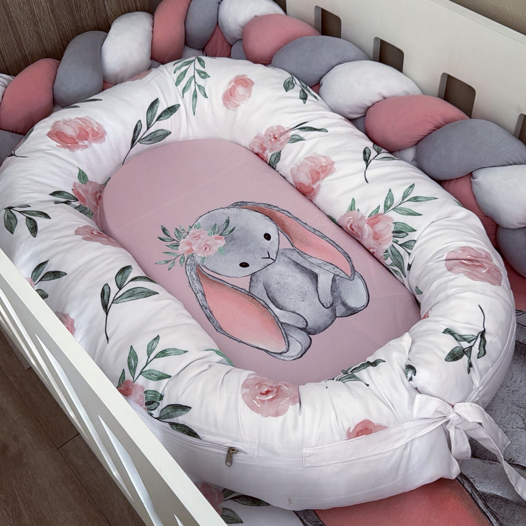 Cot Bedding - Pink Bunny Set 10