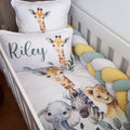 Cot Bedding - Safari Set 20 baby neutral nursery linen set South Africa