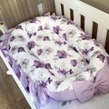 Nest - Purple Flowers 01 baby nursery snuggle nests South Africa