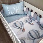 Cot Bedding - Balloon Safari Set 01 baby boy nursery linen set South Africa