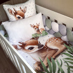 Cot Bedding - Deer Set 06 baby neutral nursery linen set South Africa