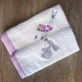 Burpcloths - Pink Farm 05 baby burp cloths South Africa