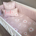 Cot Bedding - Pink Daisy Set 01