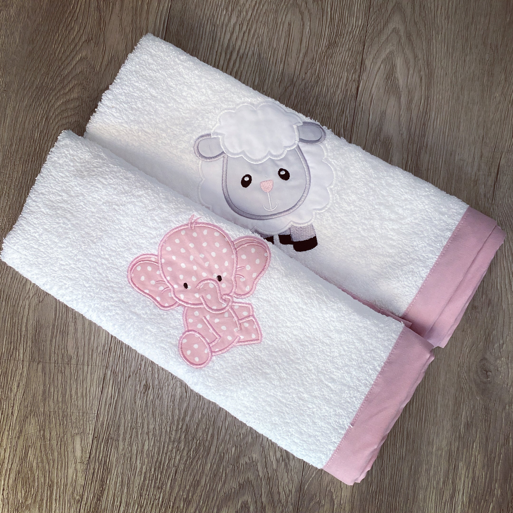 Burpcloths - Pink Farm 04 baby burp cloths South Africa