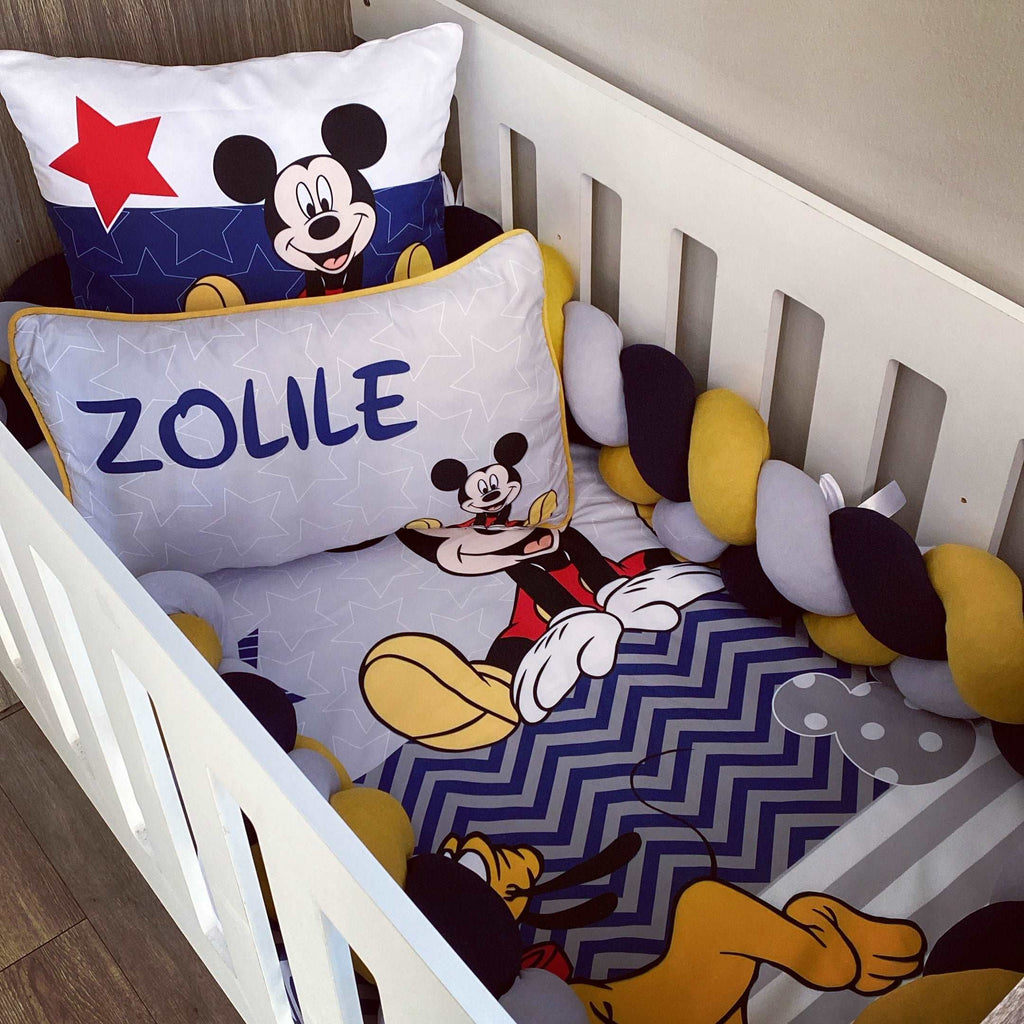 Cot Bedding - Mouse Set baby boy nursery linen set South Africa